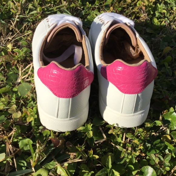 MIA women’s lace up tennis shoes sneakers size 11M style NEVA. White. - Picture 3 of 7